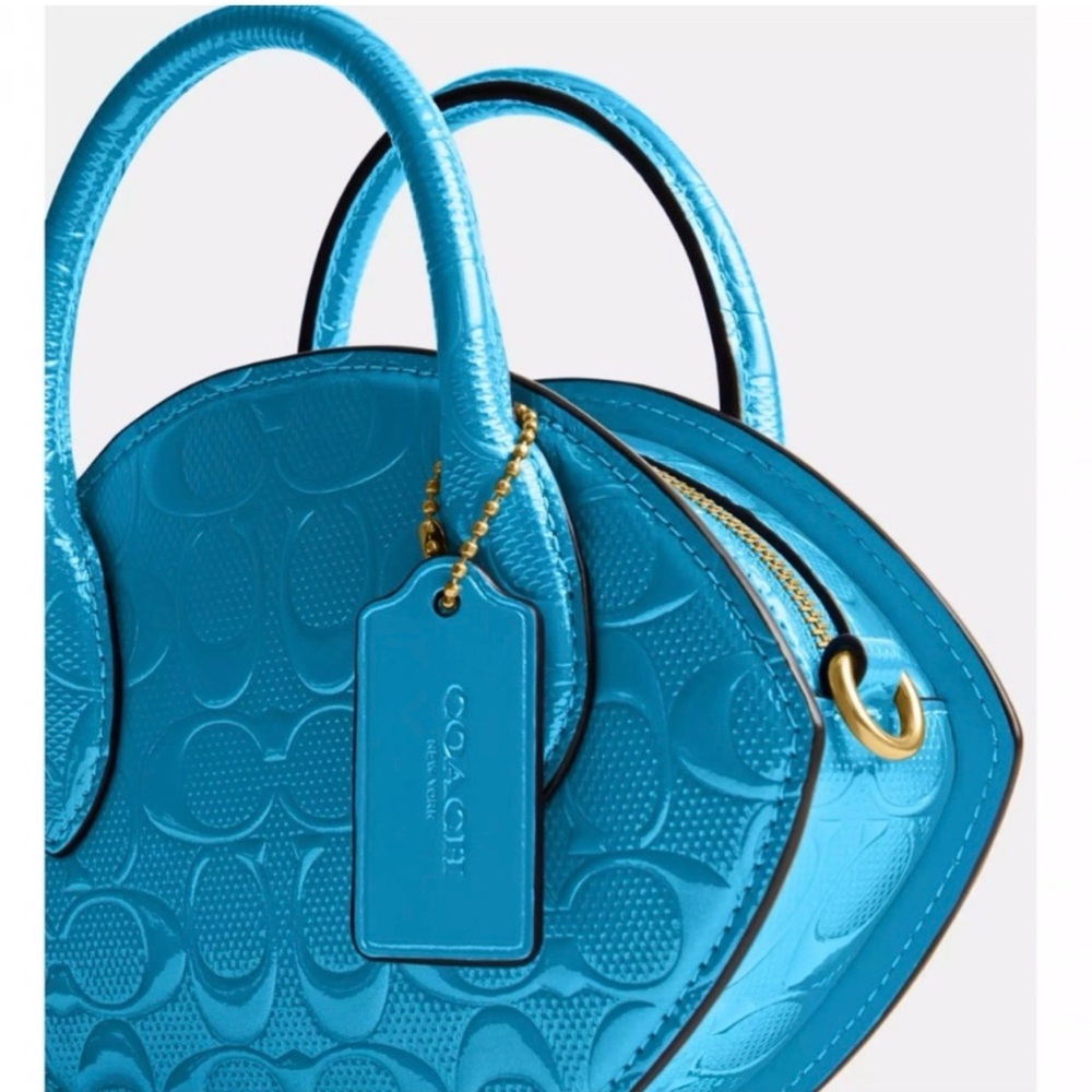 Coach Fish Bag Signature Leather - Picture 5 of 7
